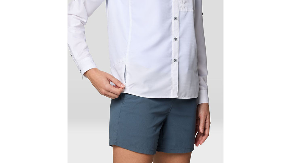 Mountain Hardwear Canyon Long Sleeve Shirts - Womens, White, XXL, 190423015467