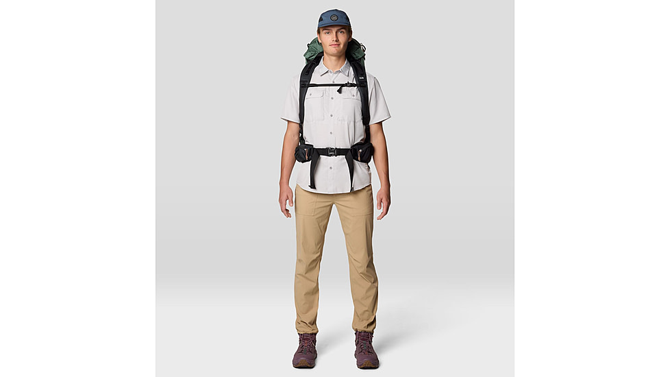 Mountain Hardwear Canyon Short Sleeve - Men's, Light Dunes, L, 2110231-055-L
