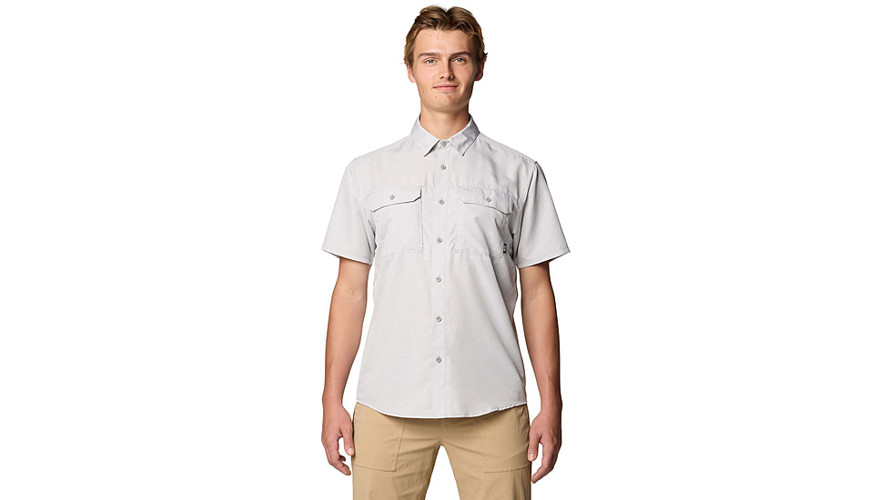 Mountain Hardwear Canyon Short Sleeve - Men's, Light Dunes, L, 2110231-055-L