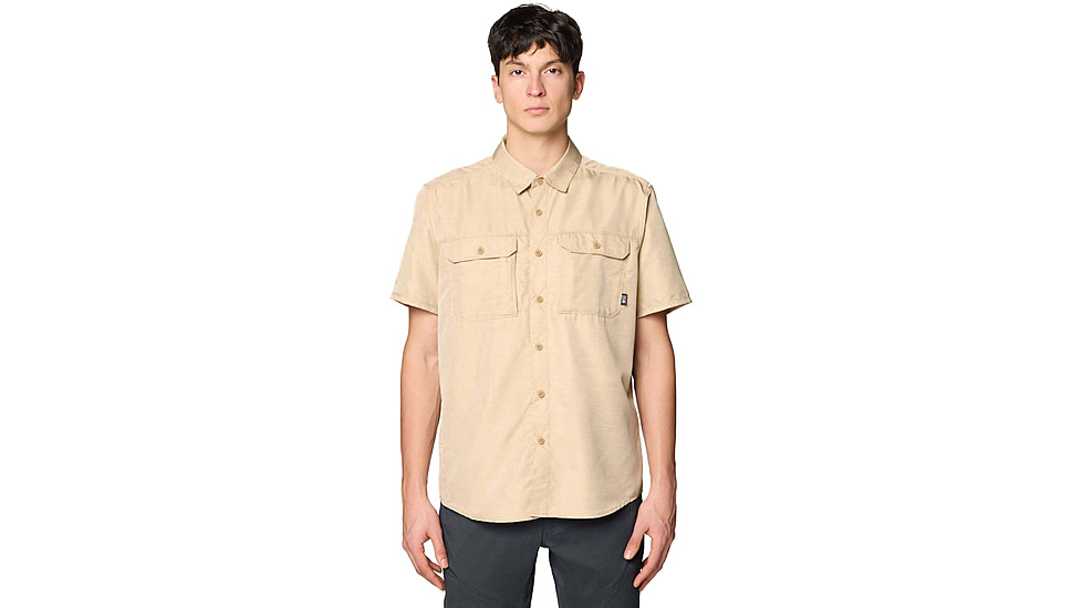 Mountain Hardwear Canyon Short Sleeve - Mens, Moab Tan, XL, 190423042715