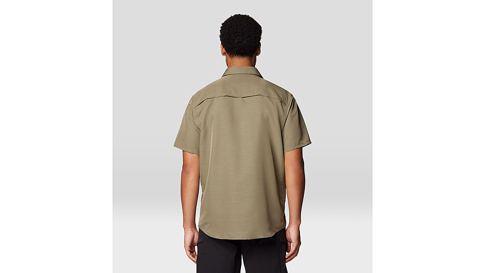 Mountain Hardwear Canyon Short Sleeve - Men's, Stone Green, M, 2110231-397-M