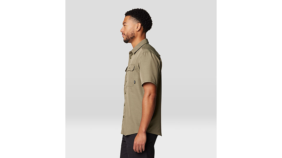 Mountain Hardwear Canyon Short Sleeve - Men's, Stone Green, M, 2110231-397-M