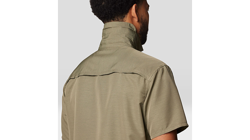 Mountain Hardwear Canyon Short Sleeve - Men's, Stone Green, M, 2110231-397-M