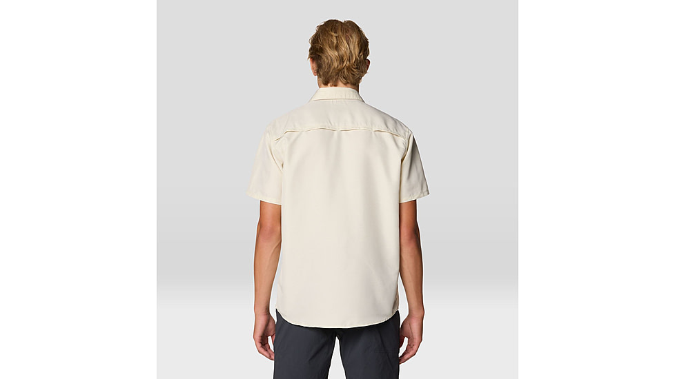 Mountain Hardwear Canyon Short Sleeve - Mens, Stone, S, 190423042951