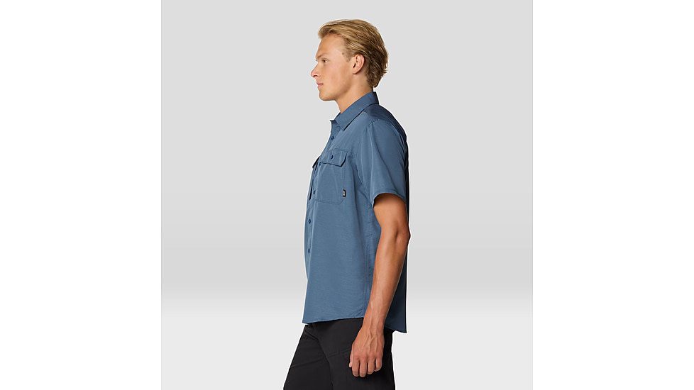 Mountain Hardwear Canyon Short Sleeve - Men's, Zinc, S, 2110231-492-S