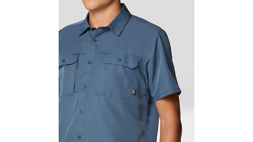 Mountain Hardwear Canyon Short Sleeve - Men's, Zinc, S, 2110231-492-S