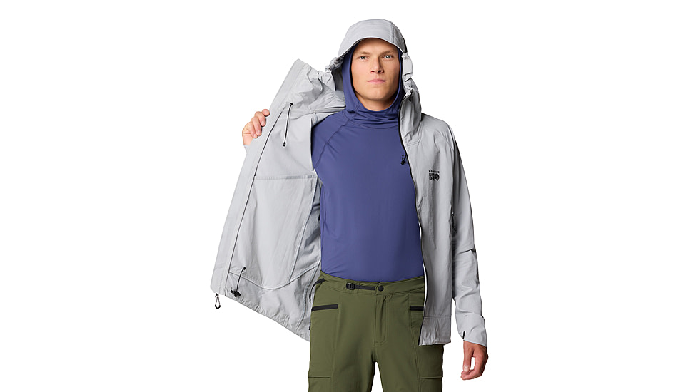 Mountain Hardwear Chockstone Alpine LT Hooded Jacket - Mens, Glacial, M, 190423054107