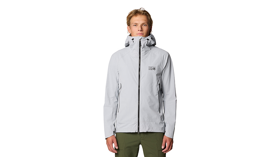 Mountain Hardwear Chockstone Alpine LT Hooded Jacket - Mens, Glacial, M, 190423054107