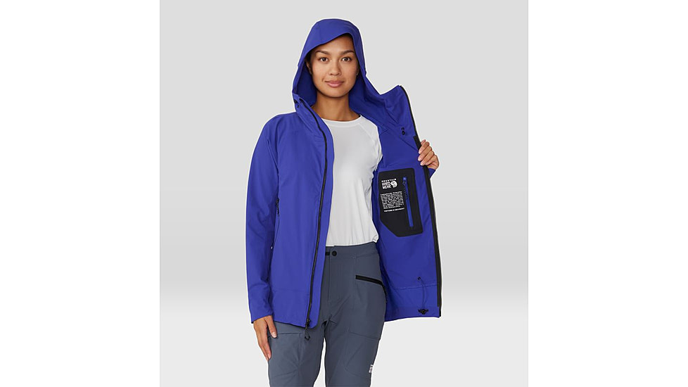Mountain Hardwear Chockstone Alpine LT Hooded Jacket - Womens, Klein Blue, Large, 2063331503-L