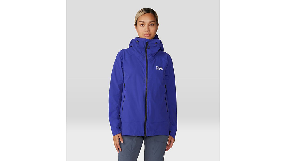Mountain Hardwear Chockstone Alpine LT Hooded Jacket - Womens, Klein Blue, Large, 2063331503-L