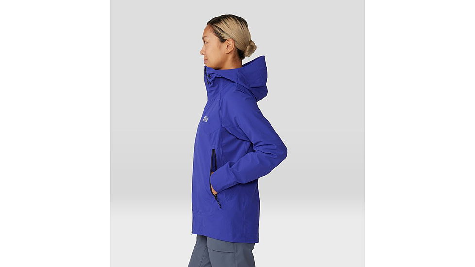 Mountain Hardwear Chockstone Alpine LT Hooded Jacket - Womens, Klein Blue, Large, 2063331503-L