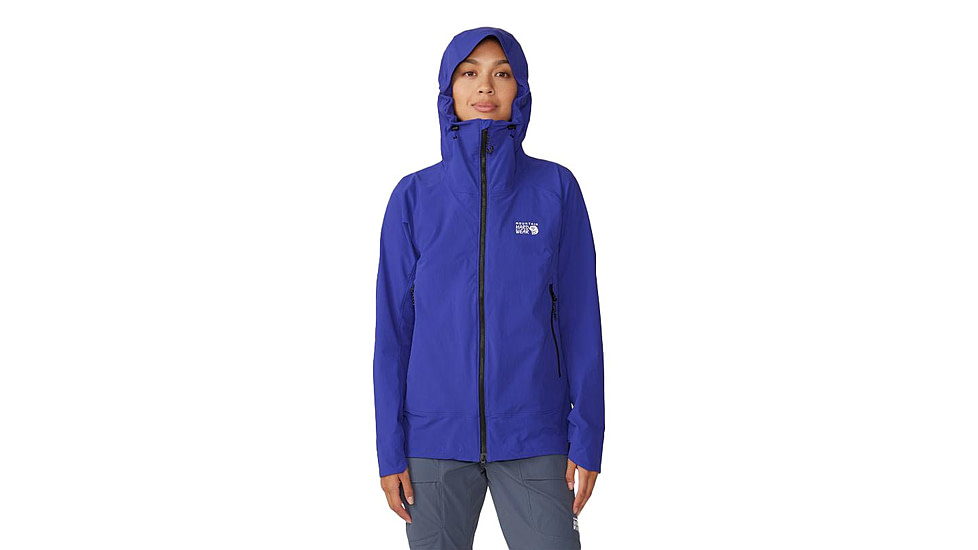 Mountain Hardwear Chockstone Alpine LT Hooded Jacket - Womens, Klein Blue, Large, 2063331503-L