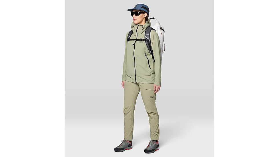 Mountain Hardwear Chockstone Alpine LT Hooded Jacket - Womens, Mantis Green, SxL, 190423054022