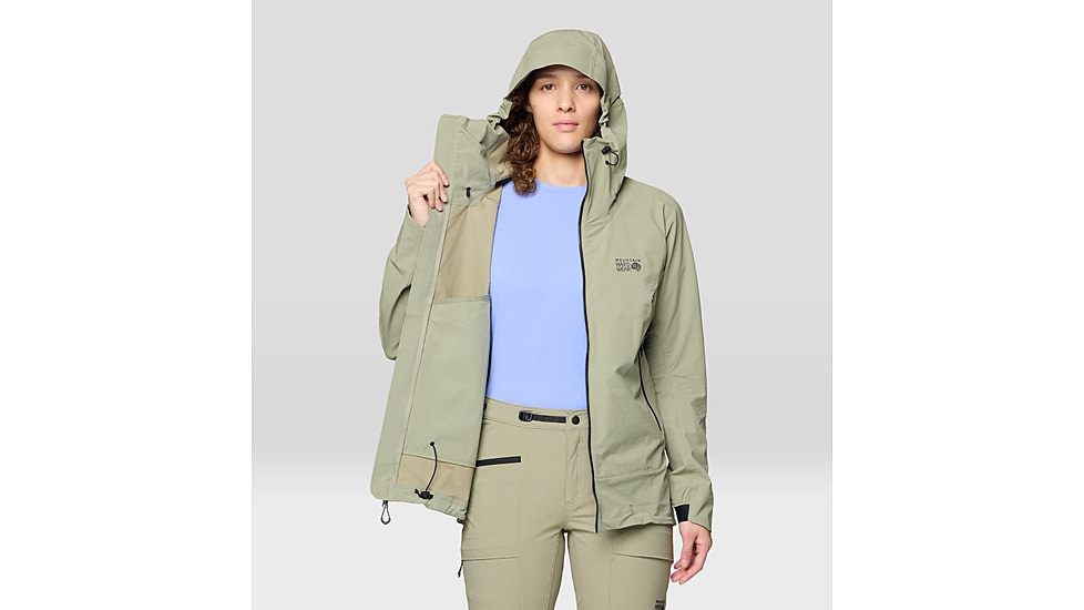 Mountain Hardwear Chockstone Alpine LT Hooded Jacket - Womens, Mantis Green, SxL, 190423054022