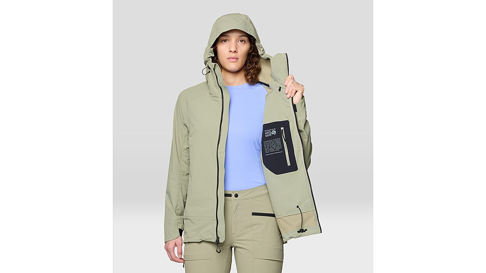 Mountain Hardwear Chockstone Alpine LT Hooded Jacket - Womens, Mantis Green, SxL, 190423054022