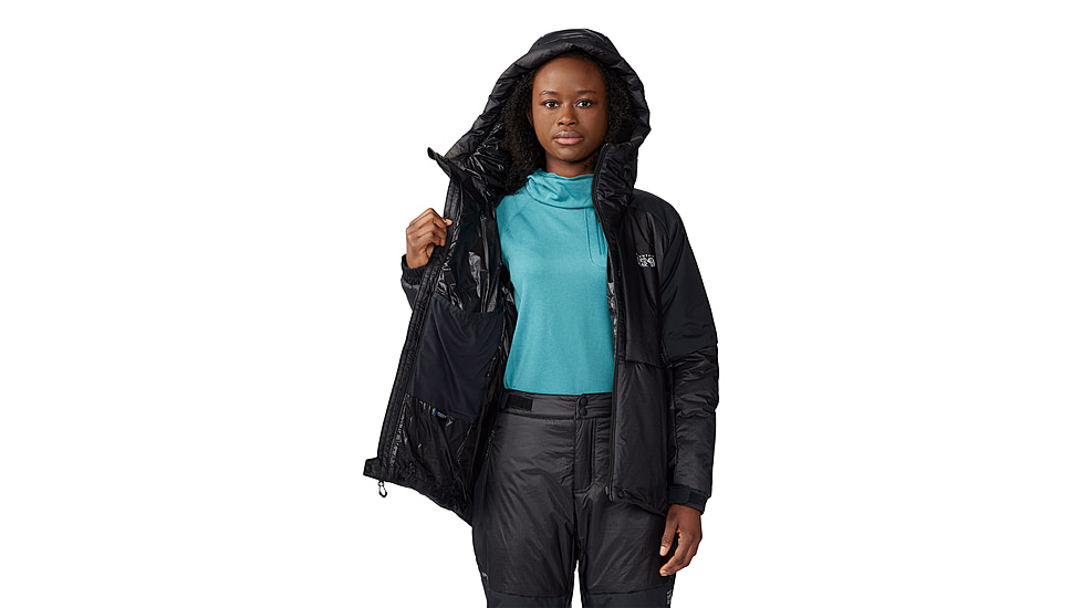 Mountain Hardwear Compressor Alpine Hooded Jacket - Womens, 010, M, 2092471-010-M