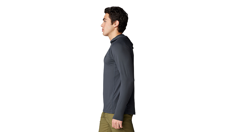 Mountain Hardwear Crater Lake Long Sleeve Hoody - Mens, 004, S, 1982411-004-S