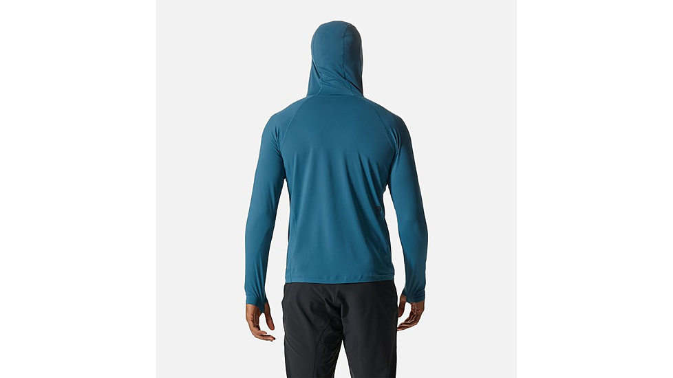 Mountain Hardwear Crater Lake Long Sleeve Hoody - Mens, Caspian, 2XL, 1982411442-XXL