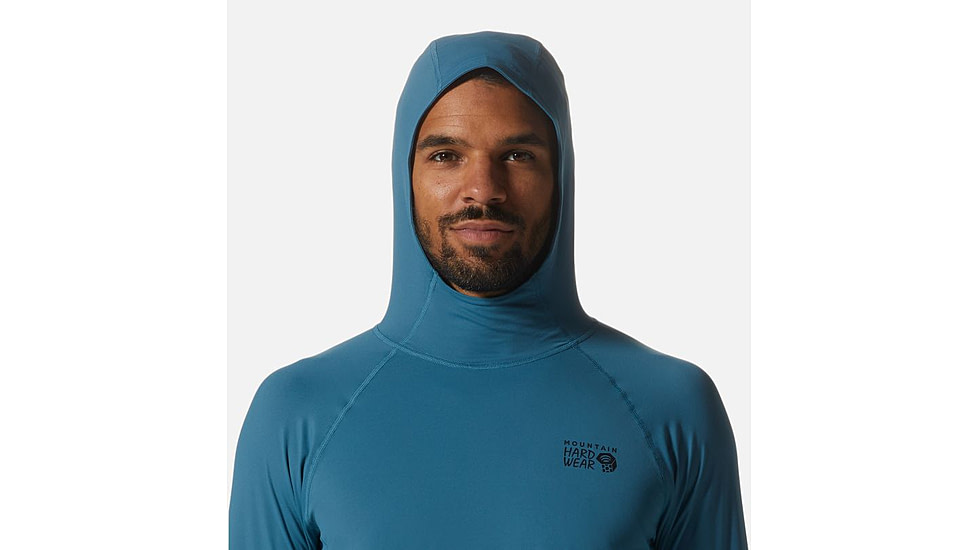 Mountain Hardwear Crater Lake Long Sleeve Hoody - Mens, Caspian, 2XL, 1982411442-XXL