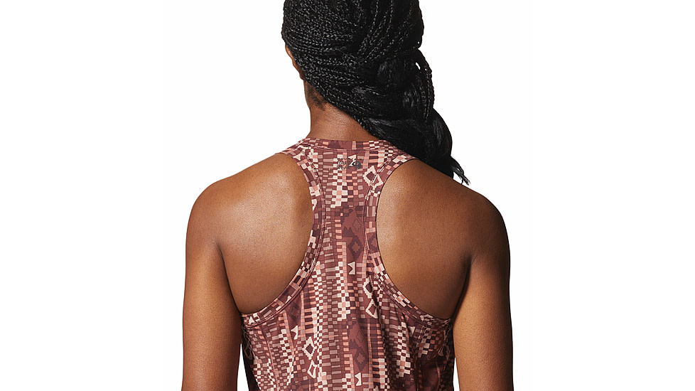 Mountain Hardwear Crater Lake Tank - Womens, Washed Raisin Geo Print, Small, 1986781630-Wt-S