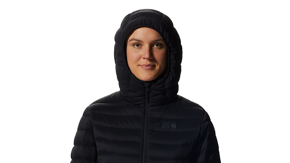 Mountain Hardwear Deloro Down Full Zip Hoody - Womens, Black, Medium, 2004161010-Black-M