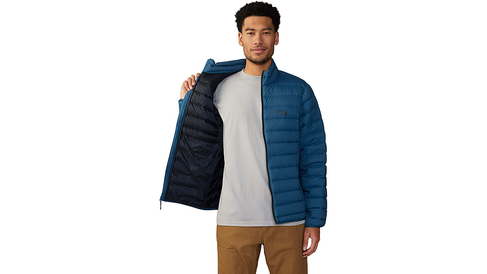 Mountain Hardwear Deloro Down Jacket - Mens, Dark Caspian, 2XL, 2004001418-Dark Caspian-XXL