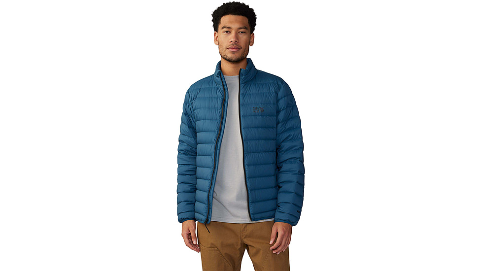 Mountain Hardwear Deloro Down Jacket - Mens, Dark Caspian, 2XL, 2004001418-Dark Caspian-XXL