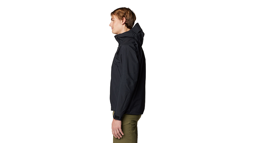 Mountain Hardwear Dry Times Hooded Jacket - Mens, Black, XXL, 190423024940