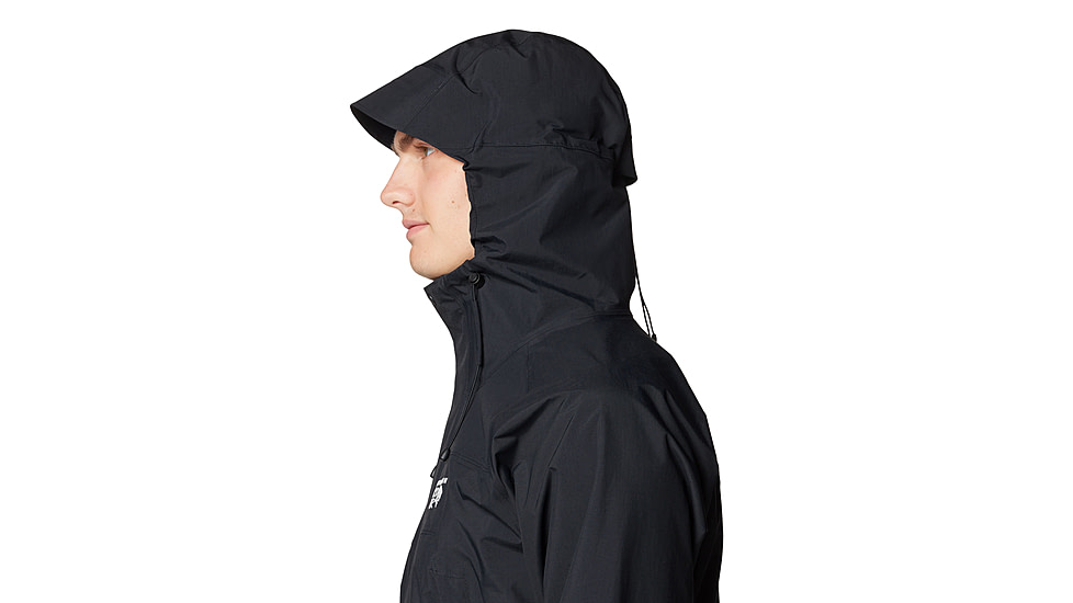 Mountain Hardwear Dry Times Hooded Jacket - Mens, Black, XXL, 190423024940