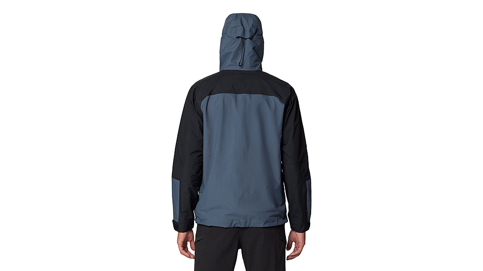 Mountain Hardwear Dry Times Hooded Jacket - Mens, Moon Blue/Black, XL, 190423025039