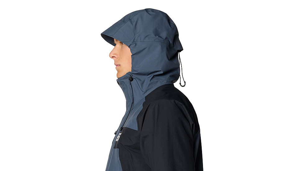 Mountain Hardwear Dry Times Hooded Jacket - Mens, Moon Blue/Black, XL, 190423025039