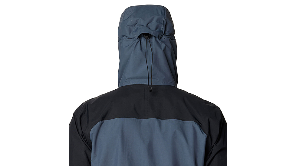 Mountain Hardwear Dry Times Hooded Jacket - Mens, Moon Blue/Black, XL, 190423025039