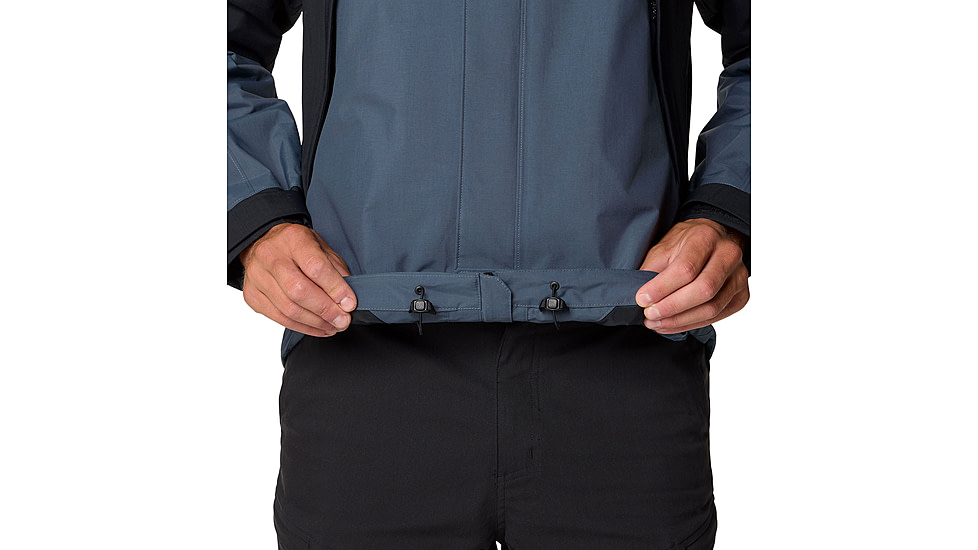 Mountain Hardwear Dry Times Hooded Jacket - Mens, Moon Blue/Black, XL, 190423025039