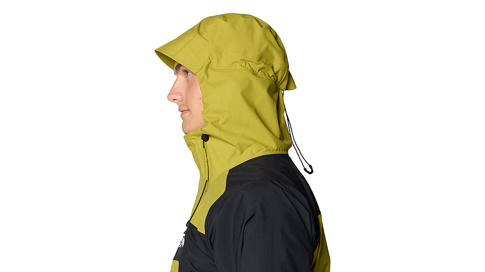 Mountain Hardwear Dry Times Hooded Jacket - Mens, Moon Moss/Black, XXL, 190423024896