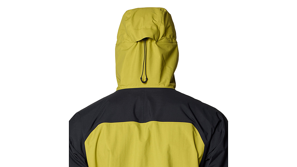 Mountain Hardwear Dry Times Hooded Jacket - Mens, Moon Moss/Black, XXL, 190423024896