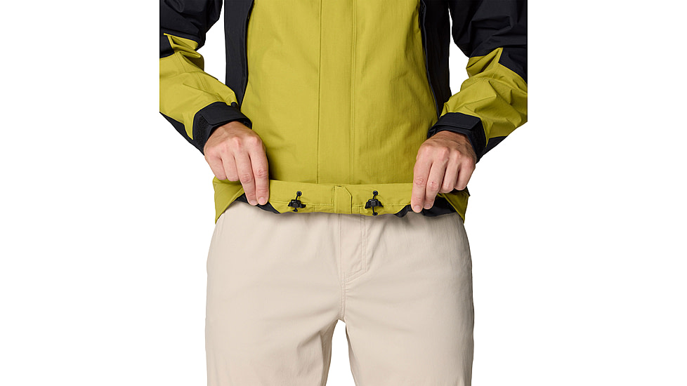 Mountain Hardwear Dry Times Hooded Jacket - Mens, Moon Moss/Black, XXL, 190423024896