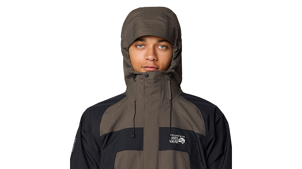 Mountain Hardwear Dry Times Hooded Jacket - Mens, Ridgeline/Black, XXL, 190423024995