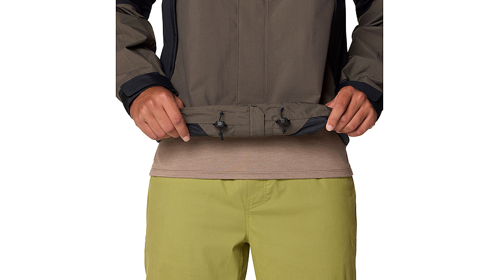 Mountain Hardwear Dry Times Hooded Jacket - Mens, Ridgeline/Black, XXL, 190423024995