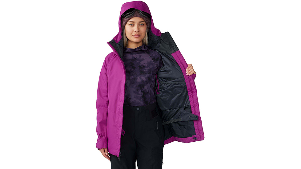 Mountain Hardwear Firefall/2 Insulated Jacket - Womens, Berry Glow, Small, 1943071522BG-S
