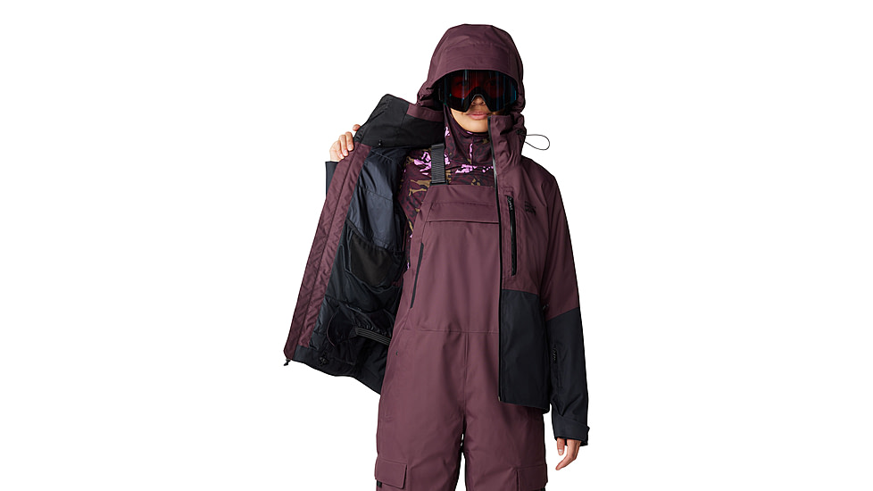 Mountain Hardwear Firefall Insulated Jacket - Womens, Blackberry/Black, Small, 2077281513-S