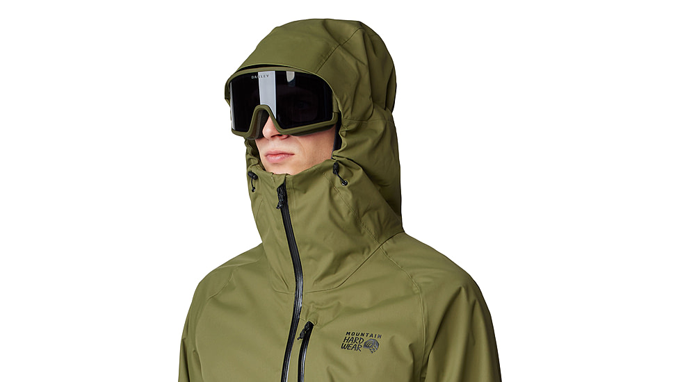 Mountain Hardwear FireFall Jacket - Mens, Combat Green, Large, 2077231353-L