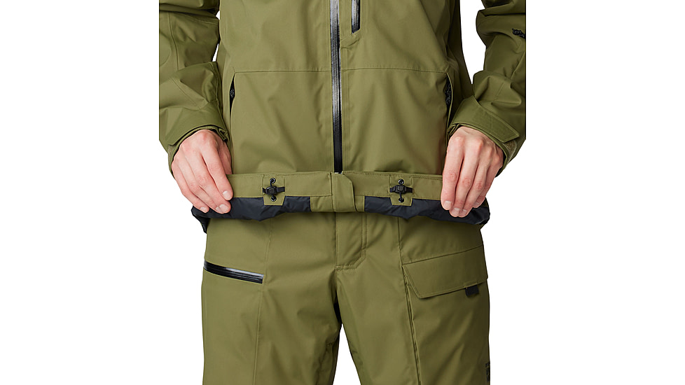 Mountain Hardwear FireFall Jacket - Mens, Combat Green, Large, 2077231353-L