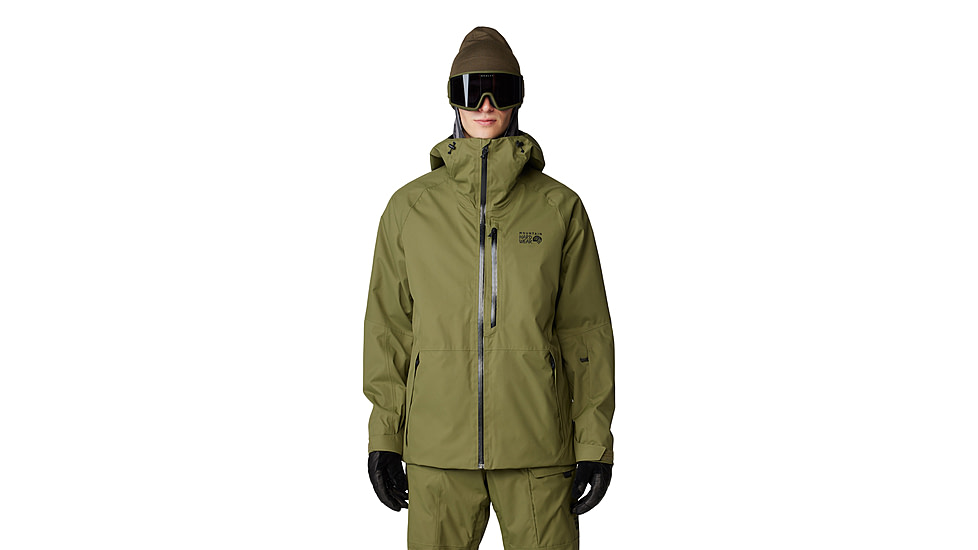 Mountain Hardwear FireFall Jacket - Mens, Combat Green, Large, 2077231353-L