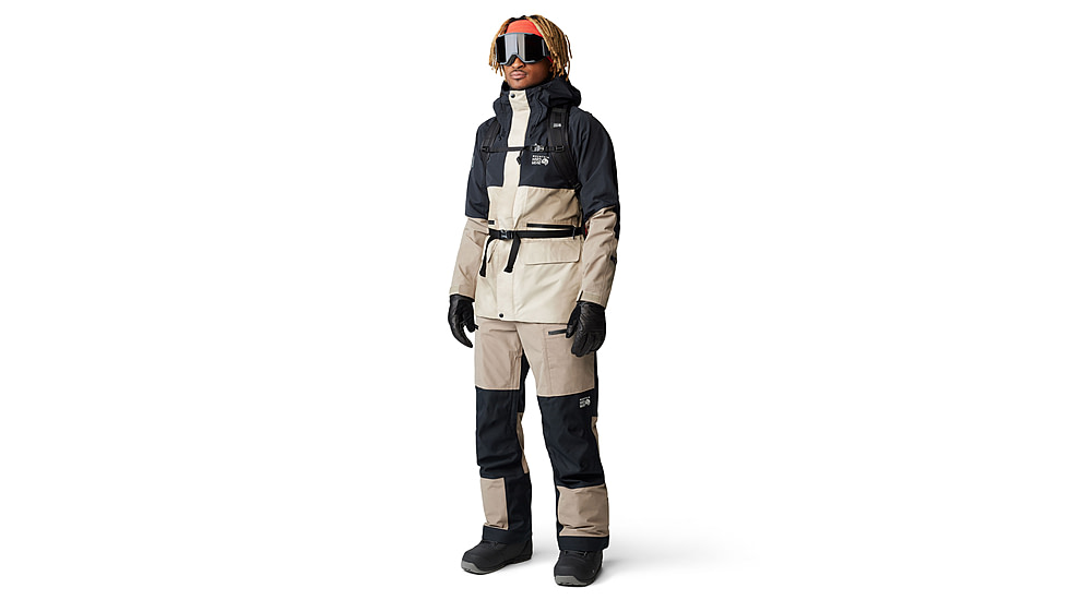 Mountain Hardwear First Tracks Pant - Mens, Dunes/Black, Large/Regular, 2077571262-L-R