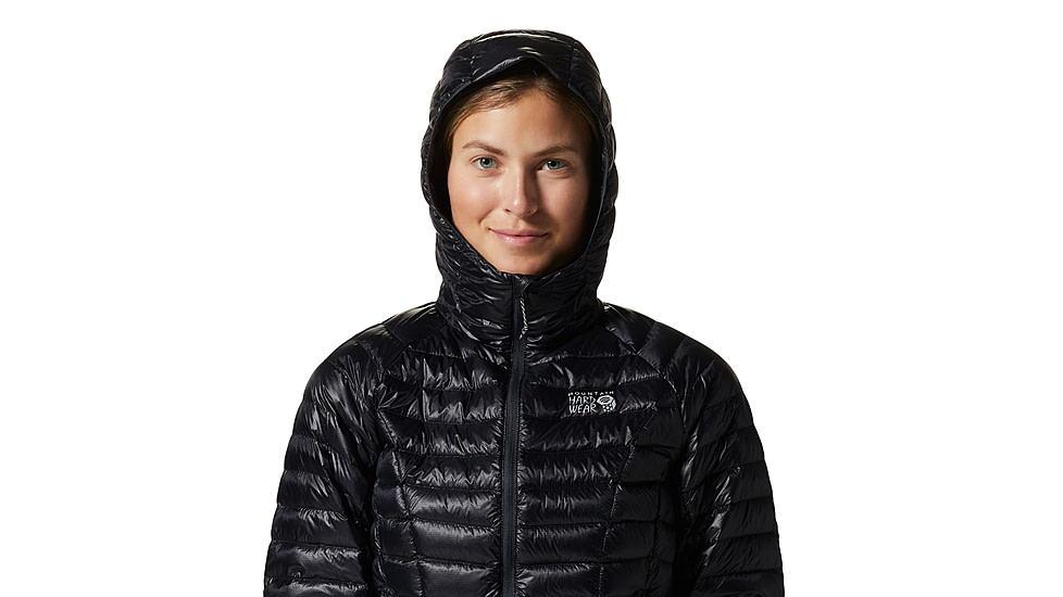 Mountain Hardwear Ghost Whisperer UL Hood Jacket - Women's, Black, XL, 2092701-010-XL