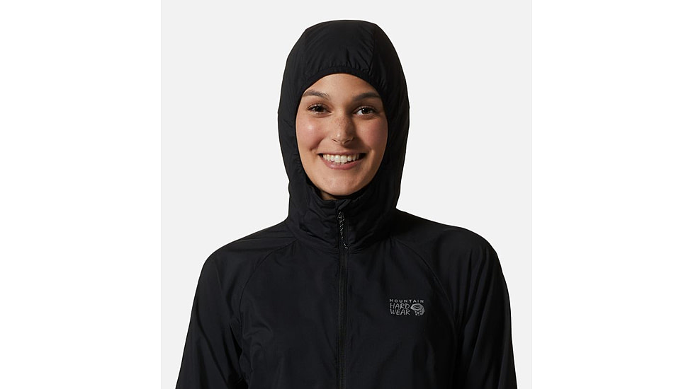 Mountain Hardwear Kor AirShell Hood Jacket - Womens, Black, Extra Large, 1985071010-XL