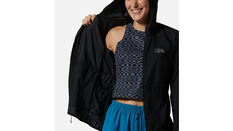 Mountain Hardwear Kor AirShell Hood Jacket - Womens, Black, Extra Large, 1985071010-XL