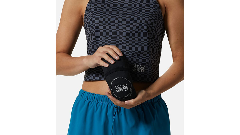 Mountain Hardwear Kor AirShell Hood Jacket - Womens, Black, Extra Large, 1985071010-XL