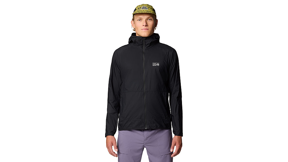 Mountain Hardwear Kor AirShell Hooded Jacket - Men's, Black, XL, 2123781-010-XL