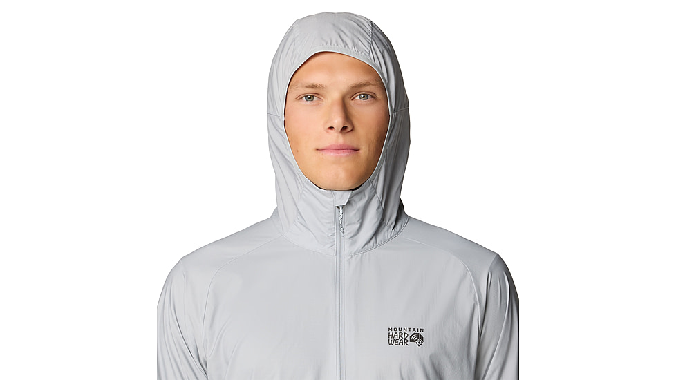Mountain Hardwear Kor AirShell Hooded Jacket - Mens, Glacial, M, 190423023486